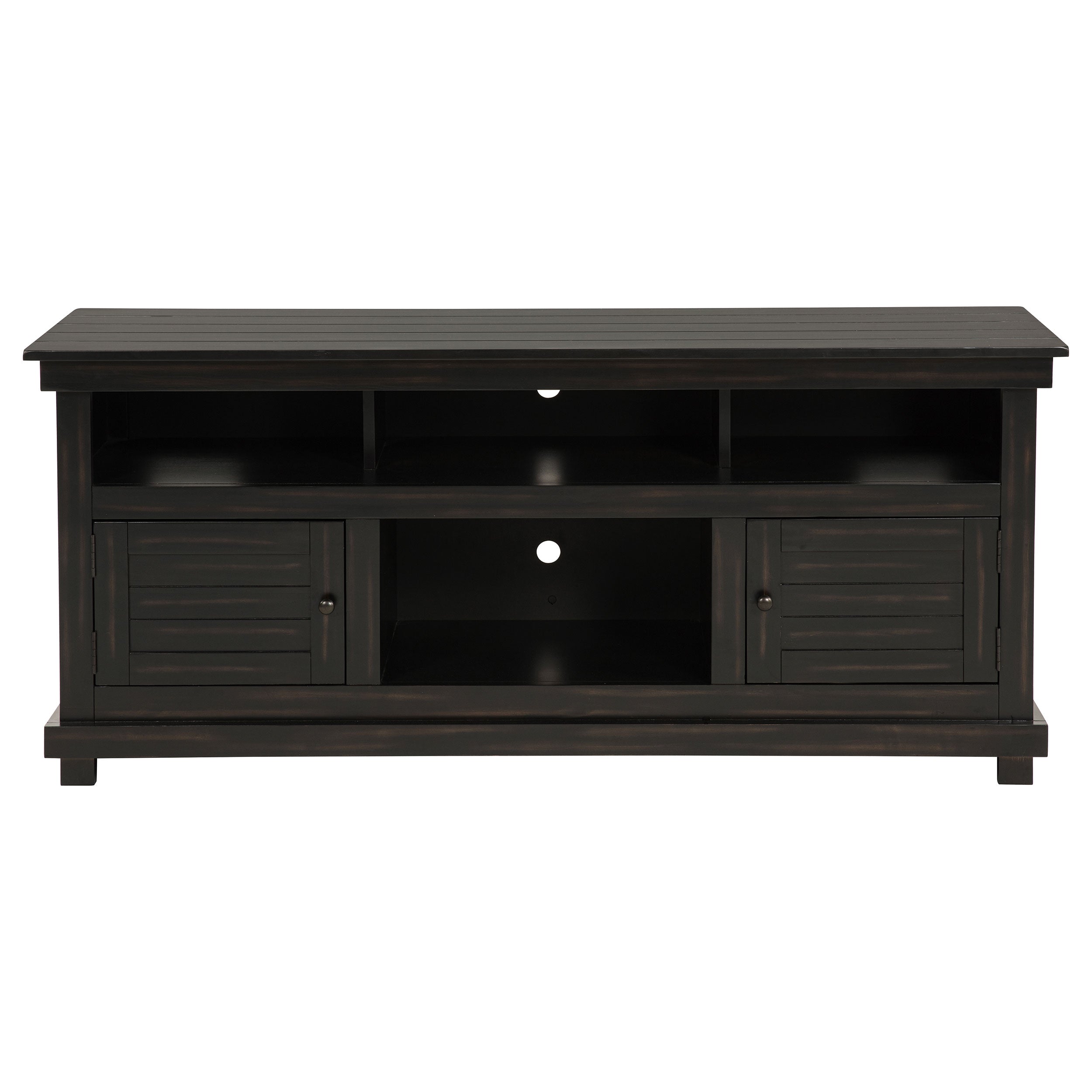 Castleton Distressed Java TV Stand Media Console