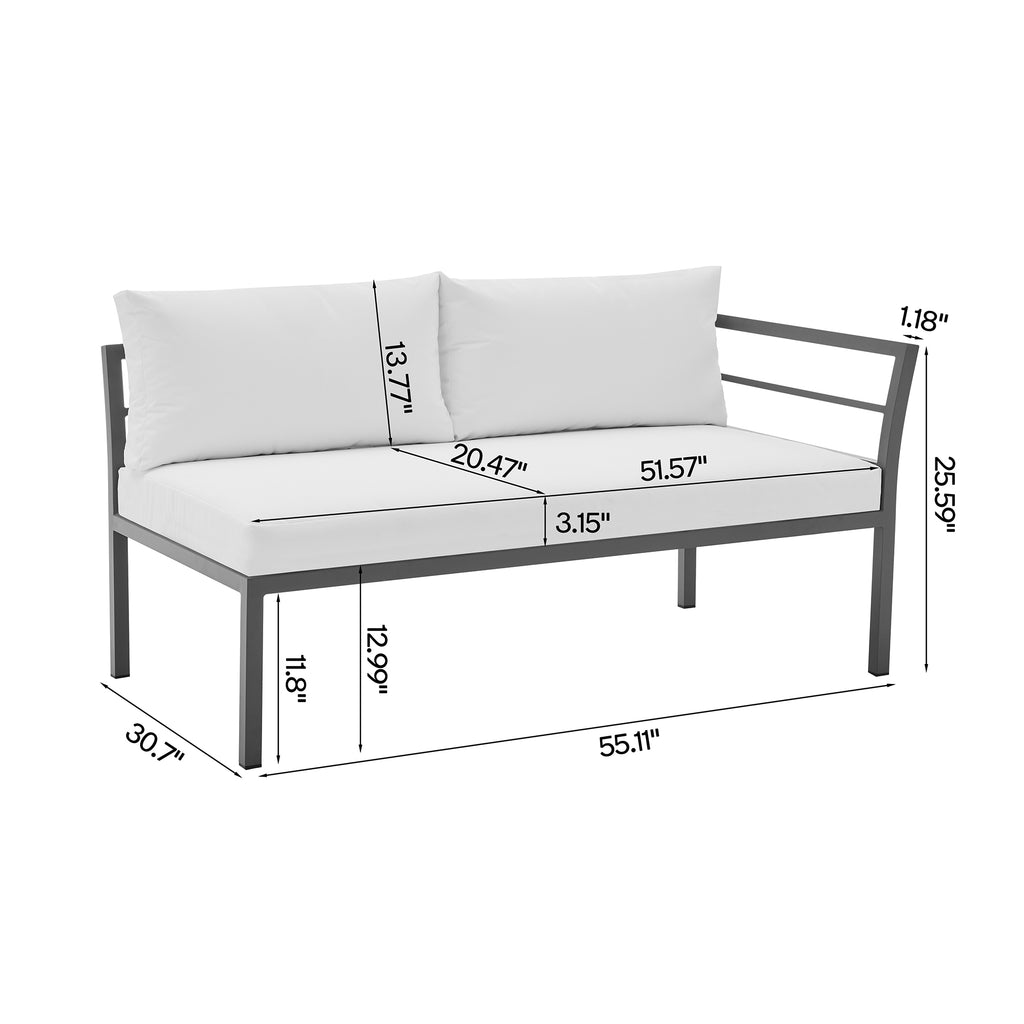 Sunnyside 5-Piece Outdoor Conversation Set