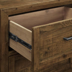 Brown 7-Drawer Dresser