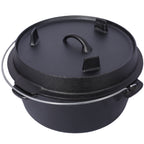 Pre-Seasoned Cast Iron Dutch Oven with Skillet Lid