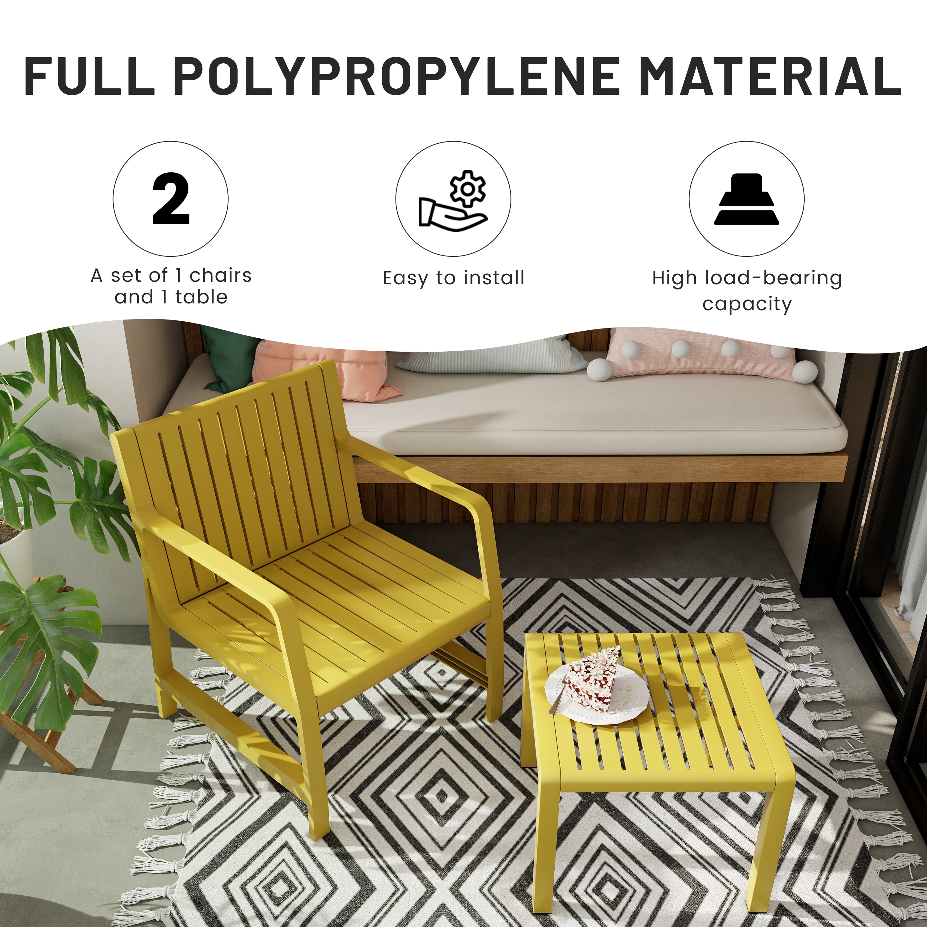 Summer 2-Piece Indoor/Outdoor Furniture Set