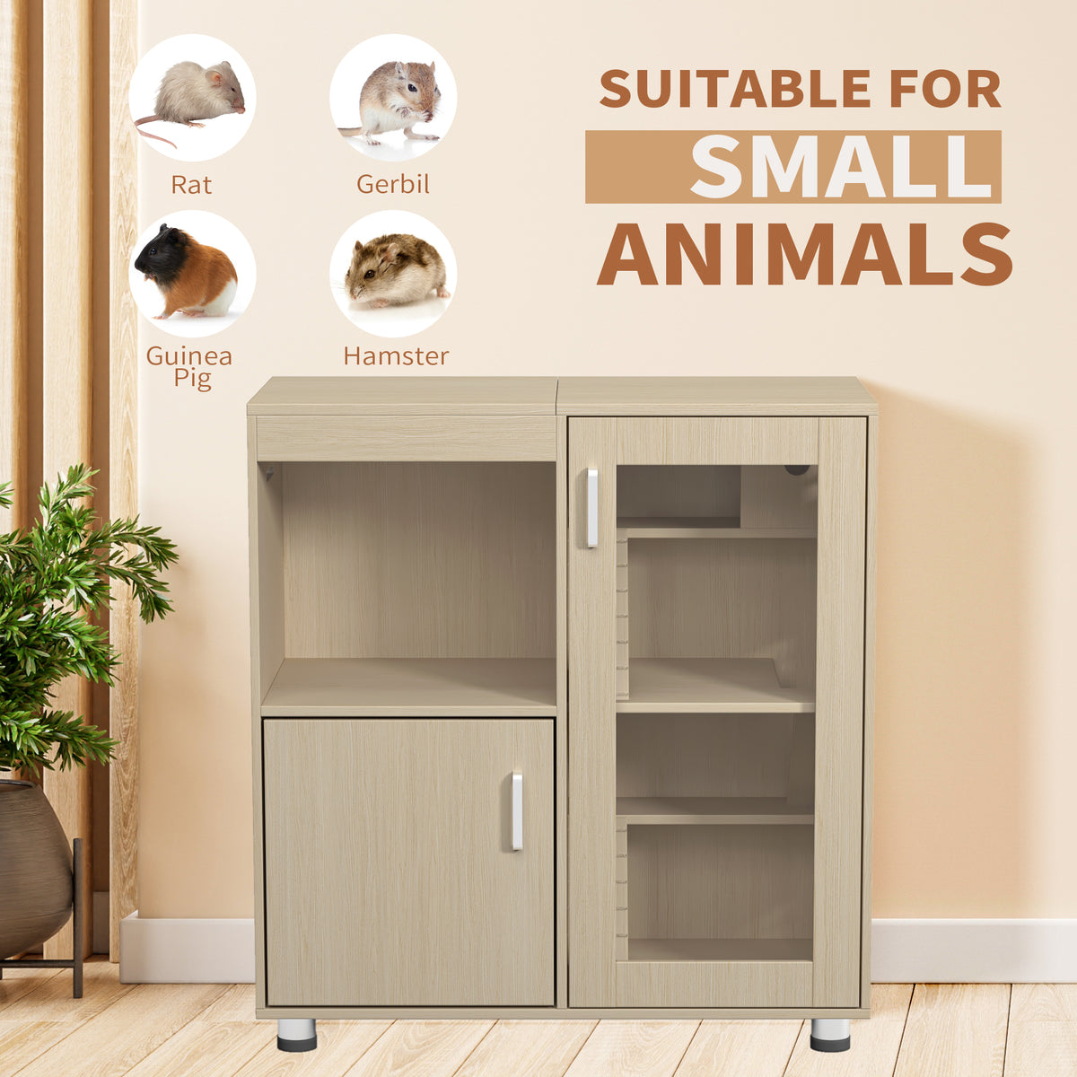 Hamster Cage - Small Animal Cage for Chinchilla and Rat