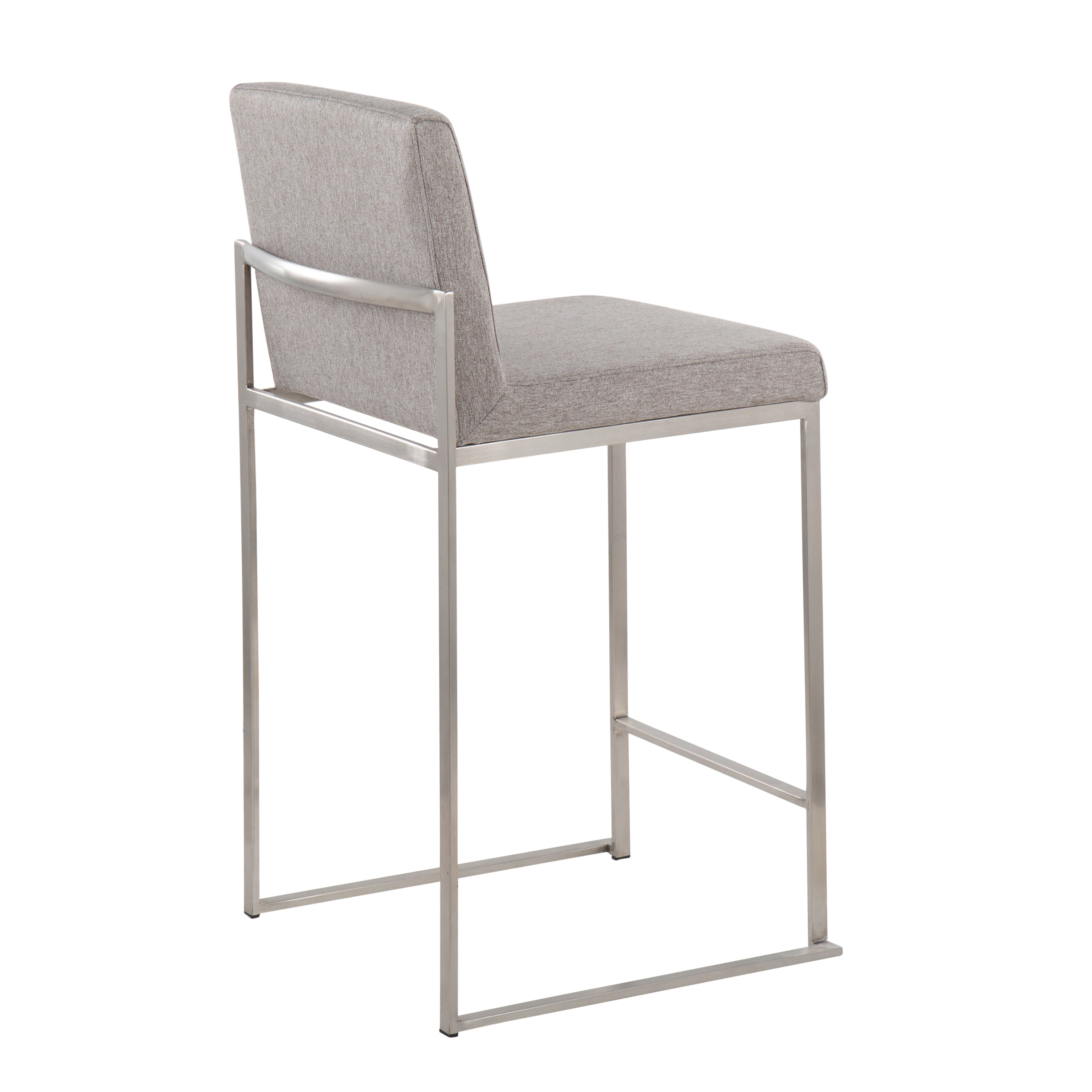 Contemporary High Back Counter Stool