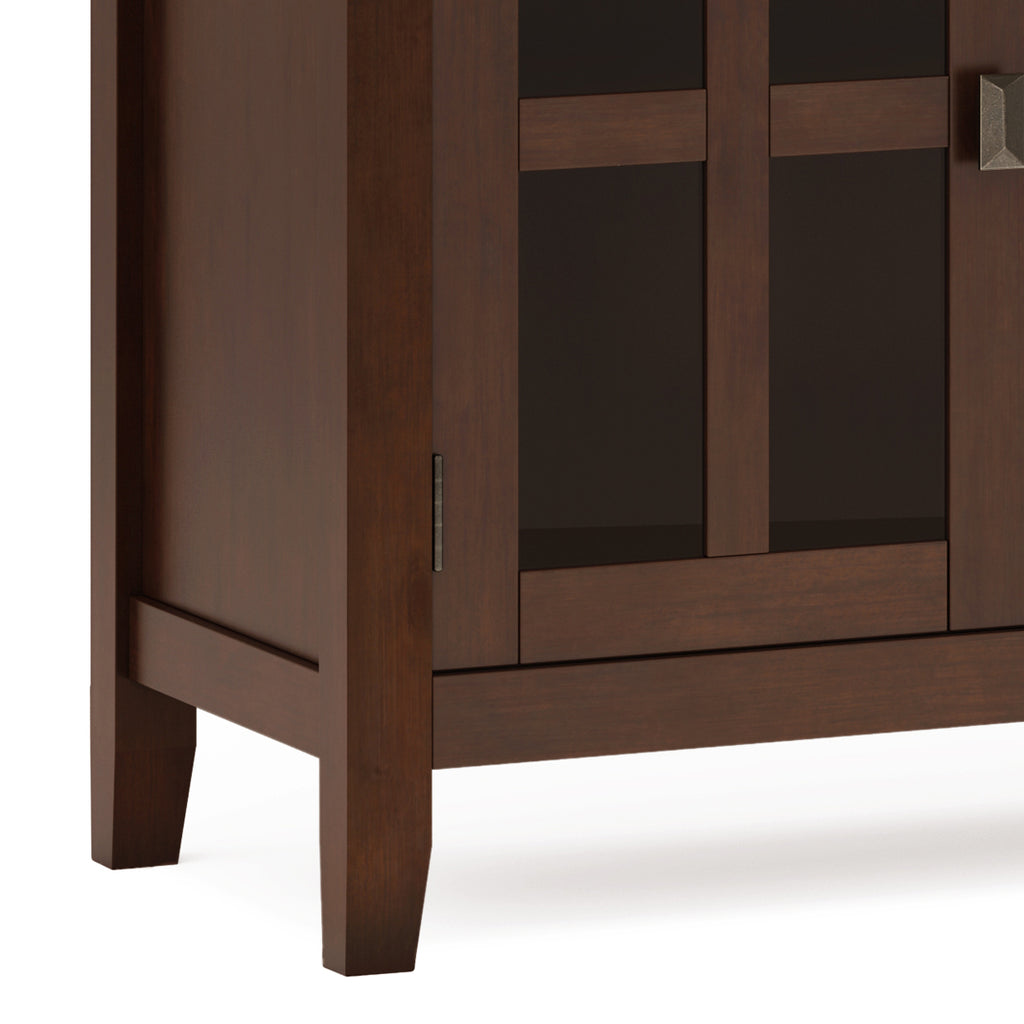 Artisan Solid Wood Large 4 Door Sideboard Buffet in Russet
