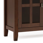 Artisan Solid Wood Large 4 Door Sideboard Buffet in Russet