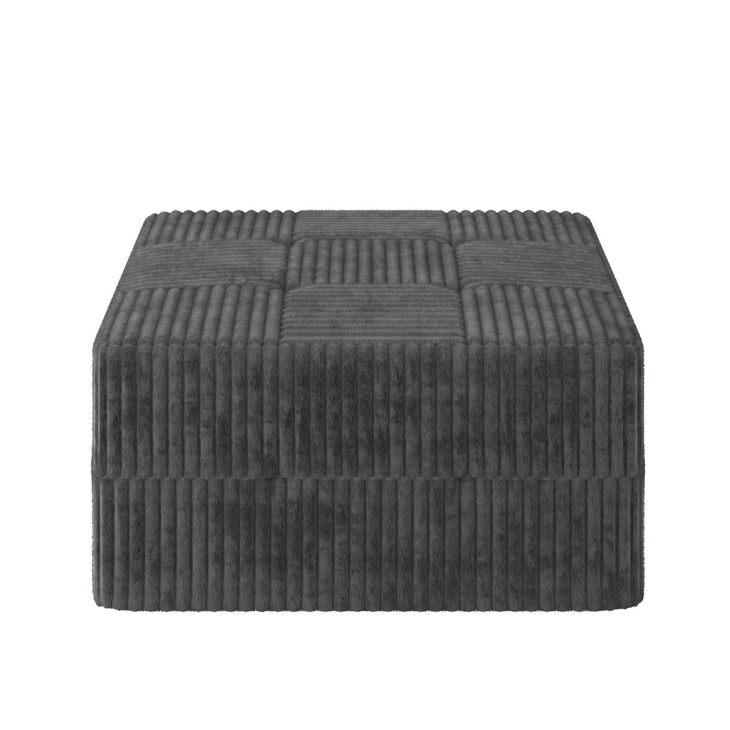 Ottoman Sofa - Modern Minimalist Corduroy Footstool