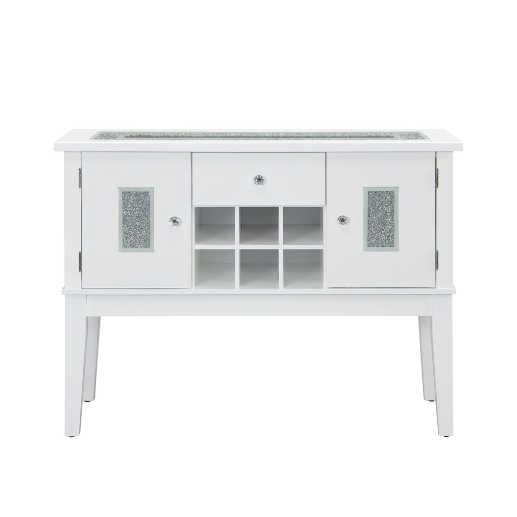 Elizaveta Faux Crystal Diamonds Sideboard