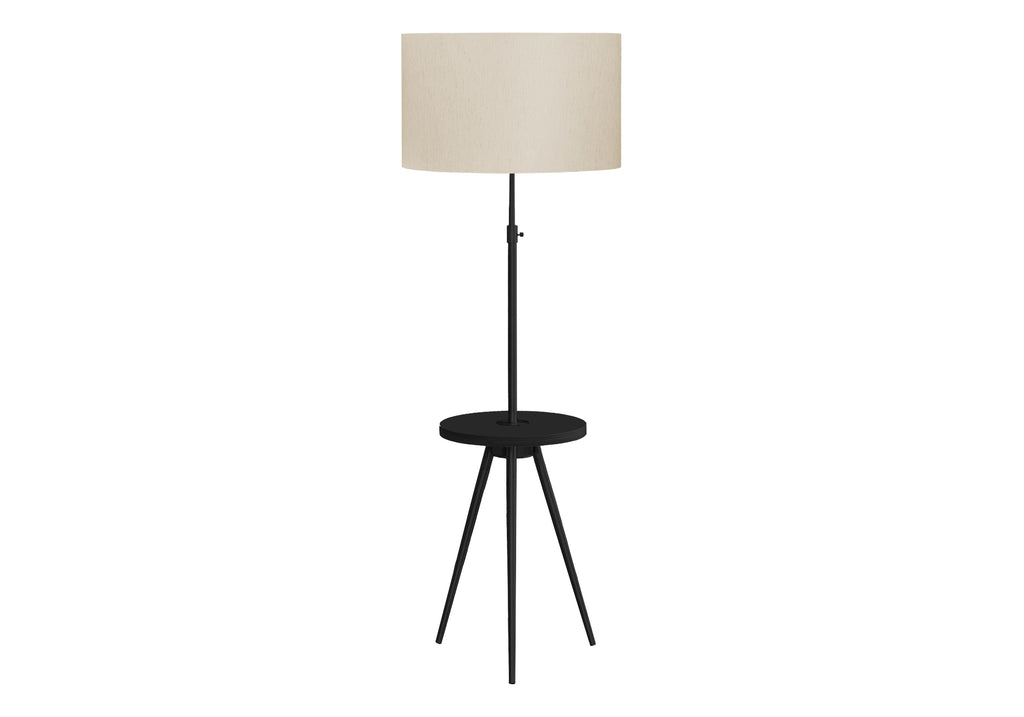 63" Floor Lamp with Table Shelf