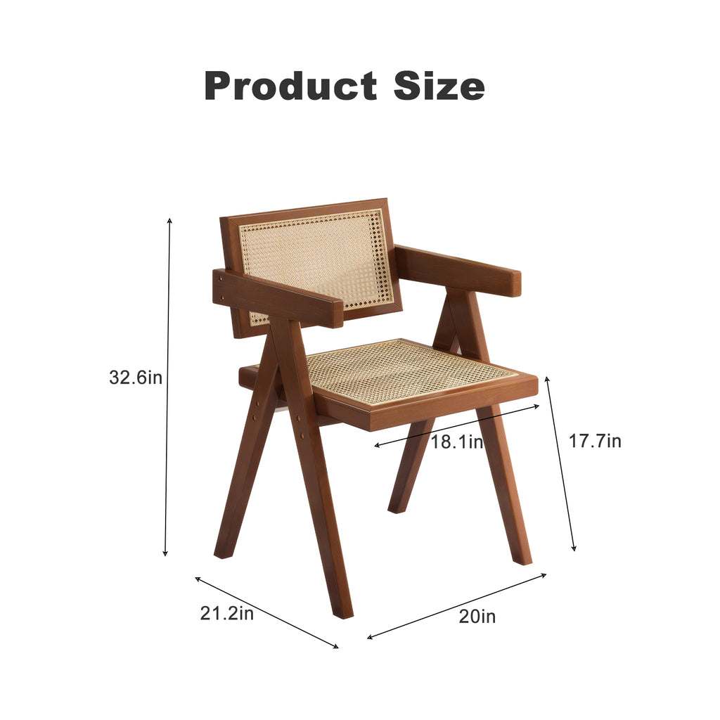 Modern Mid Century Dining Chairs Set of 2