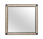 Lively Black/Gold Mirror