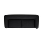 Alpine 90.5" Sherpa Sofa, Ebony