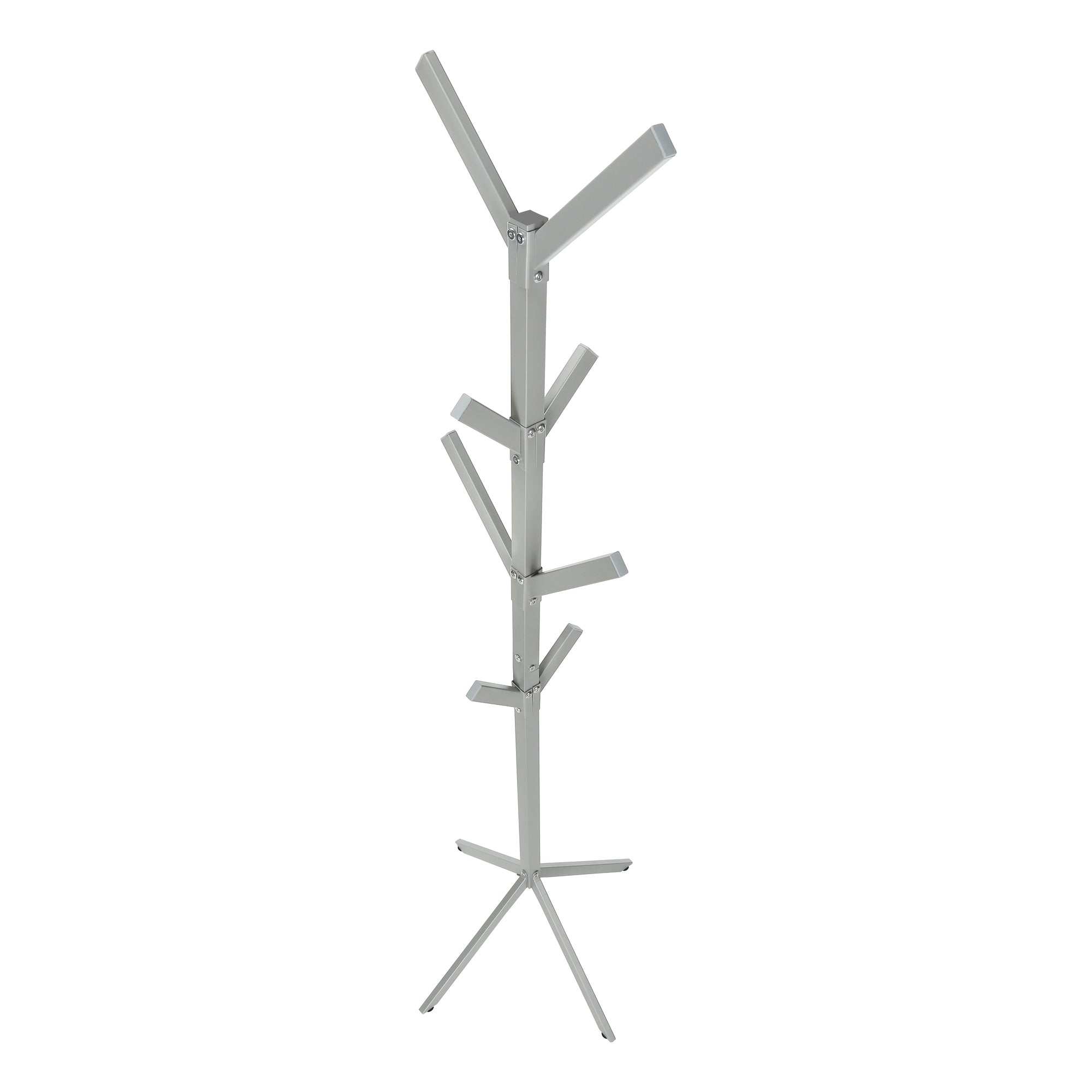 Coat Rack, Hall Tree, Free Standing, 8 Hooks, Entryway, 70"h, Bedroom