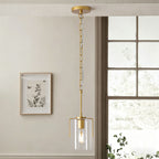 Farmhouse Gold Pendant Light
