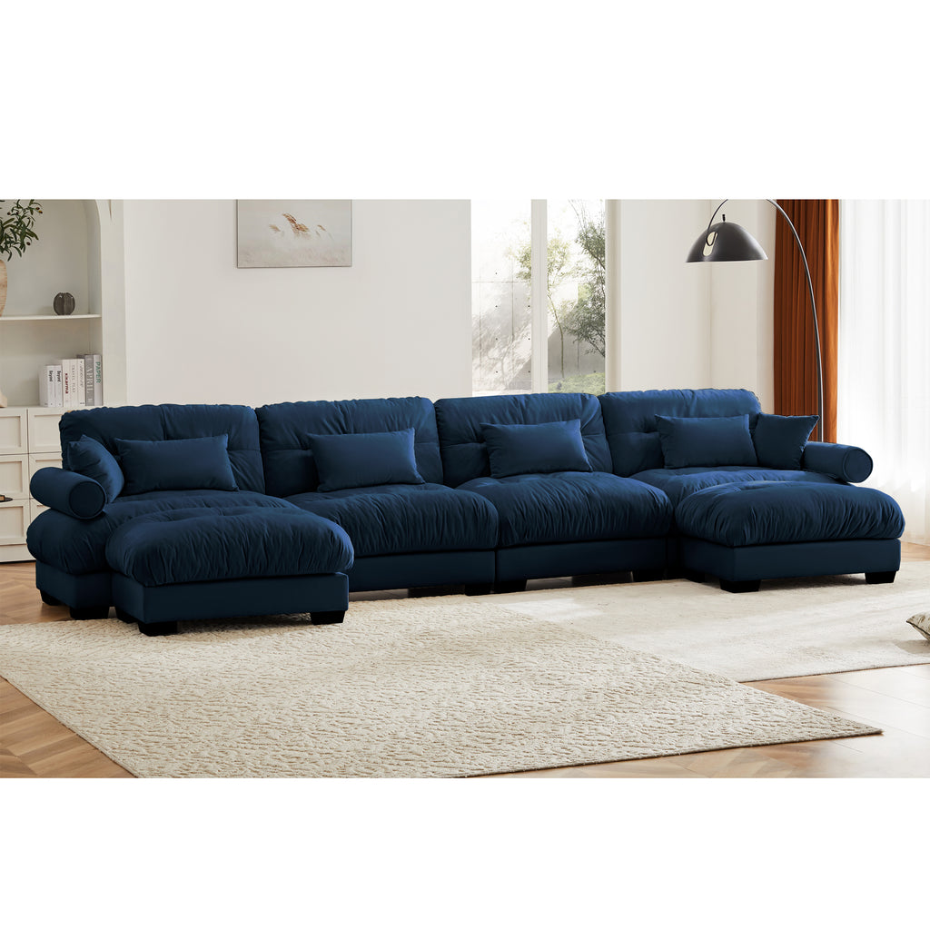 U Shaped Sectional Sofa Cloud Couch