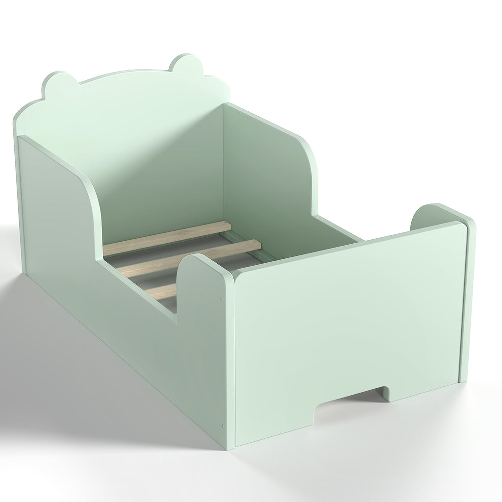 Toddler Floor Bed Frame, Bear Shape for Boys and Girls