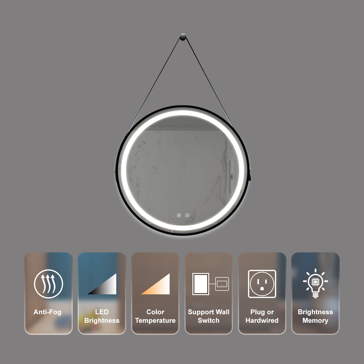 32 Inch Bathroom LED Classy Vanity Mirror
