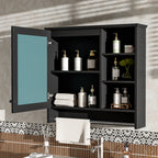 30 Inch Wall-Mount 2-in-1 Mirror Cabinet