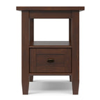 Warm Shaker Narrow Side Table