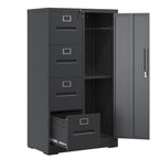 Metal Storage Vertical Filing Cabinet with Lock