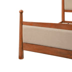Queen Size Upholstered Platform Bed Frame