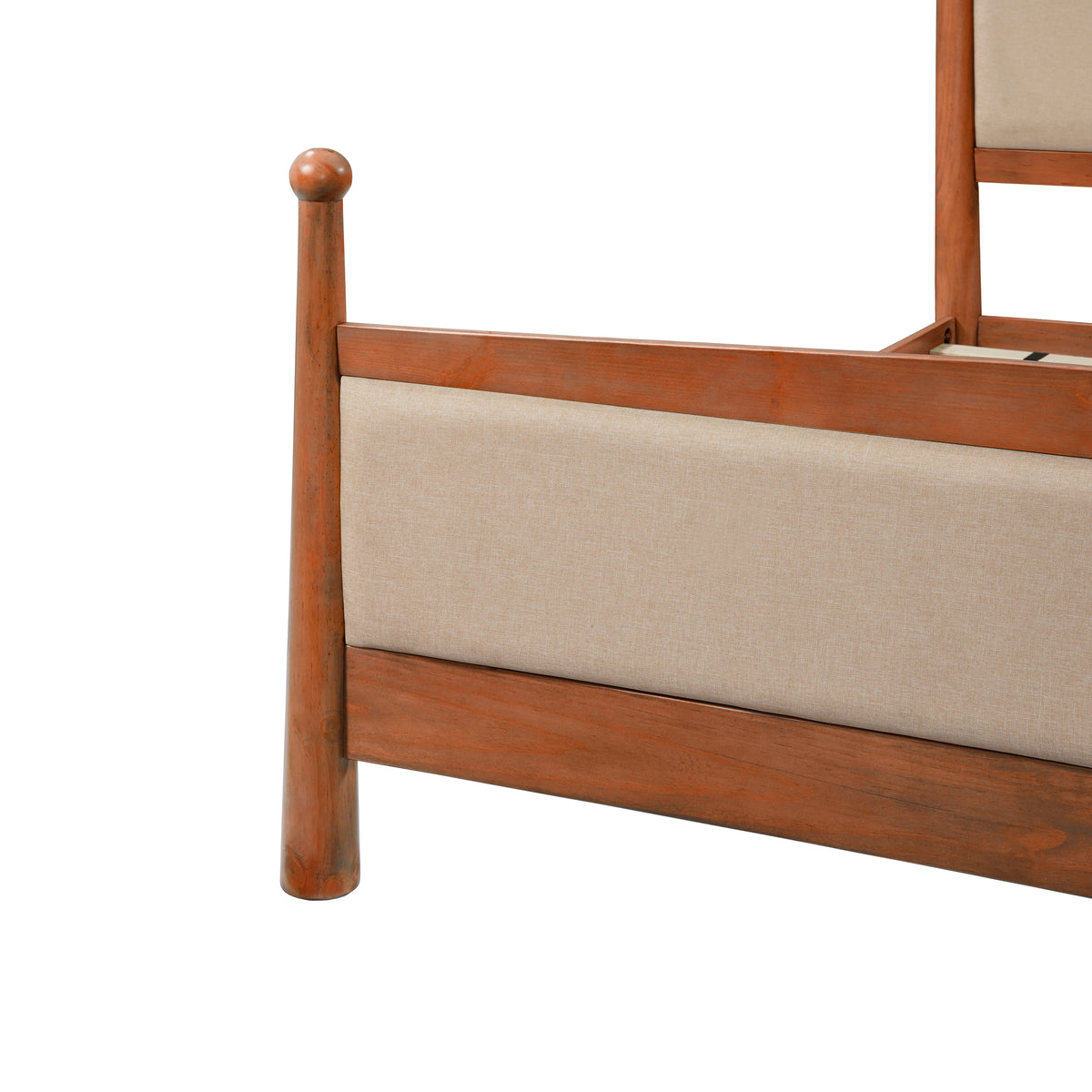 Queen Size Upholstered Platform Bed Frame