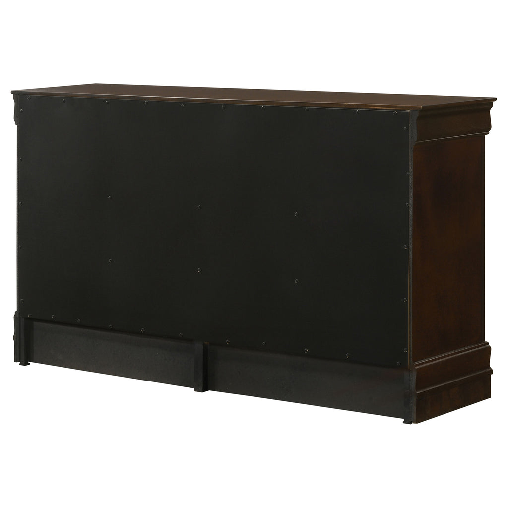 Frances Cappuccino 6-Drawer Dresser