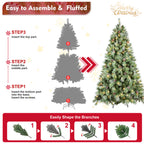5FT Christmas Tree with 200 Warm Lights