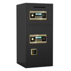 Large Double-Door Coin-Operated Safe with Digital Security Features