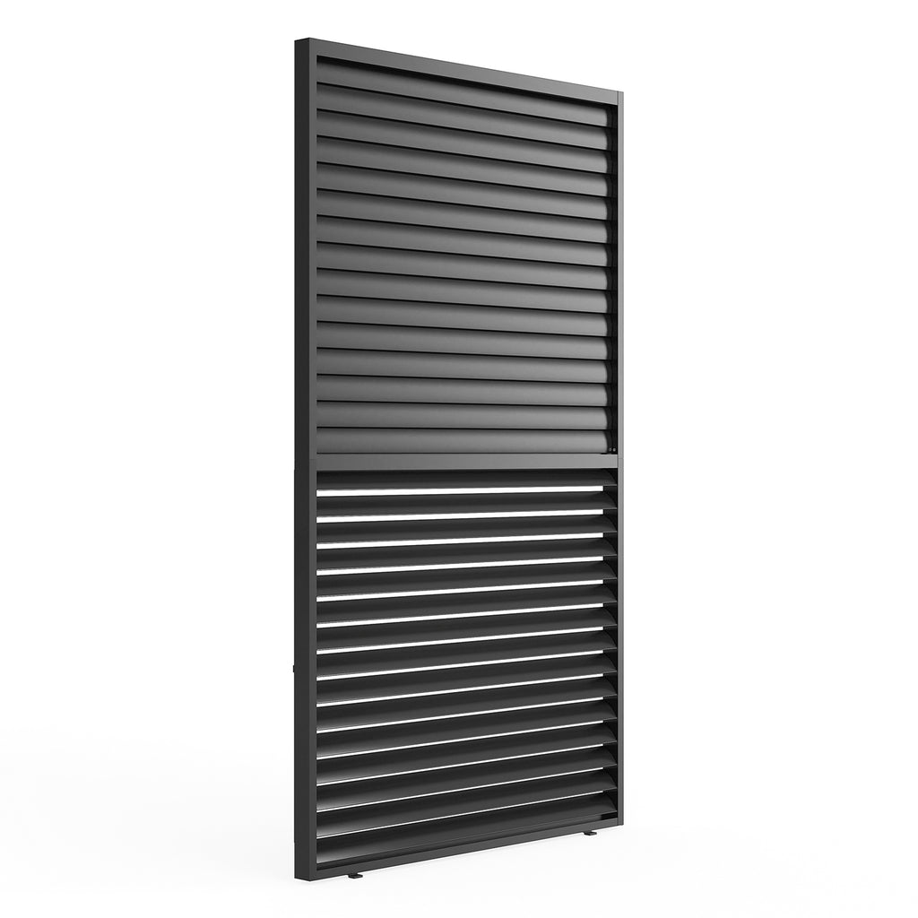 9720 Louver Grille 1/3 10ft Aluminum Frame & Louvers