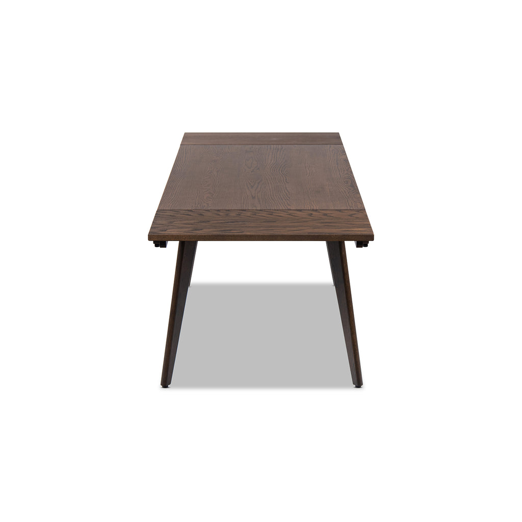 Capri 59-90.5" Solid Oak Dining Table