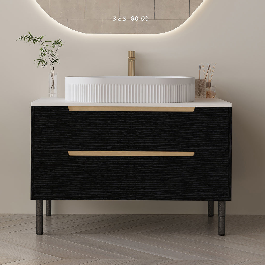 36 Inch Bathroom Vanity with Ceramic Integrated Sink