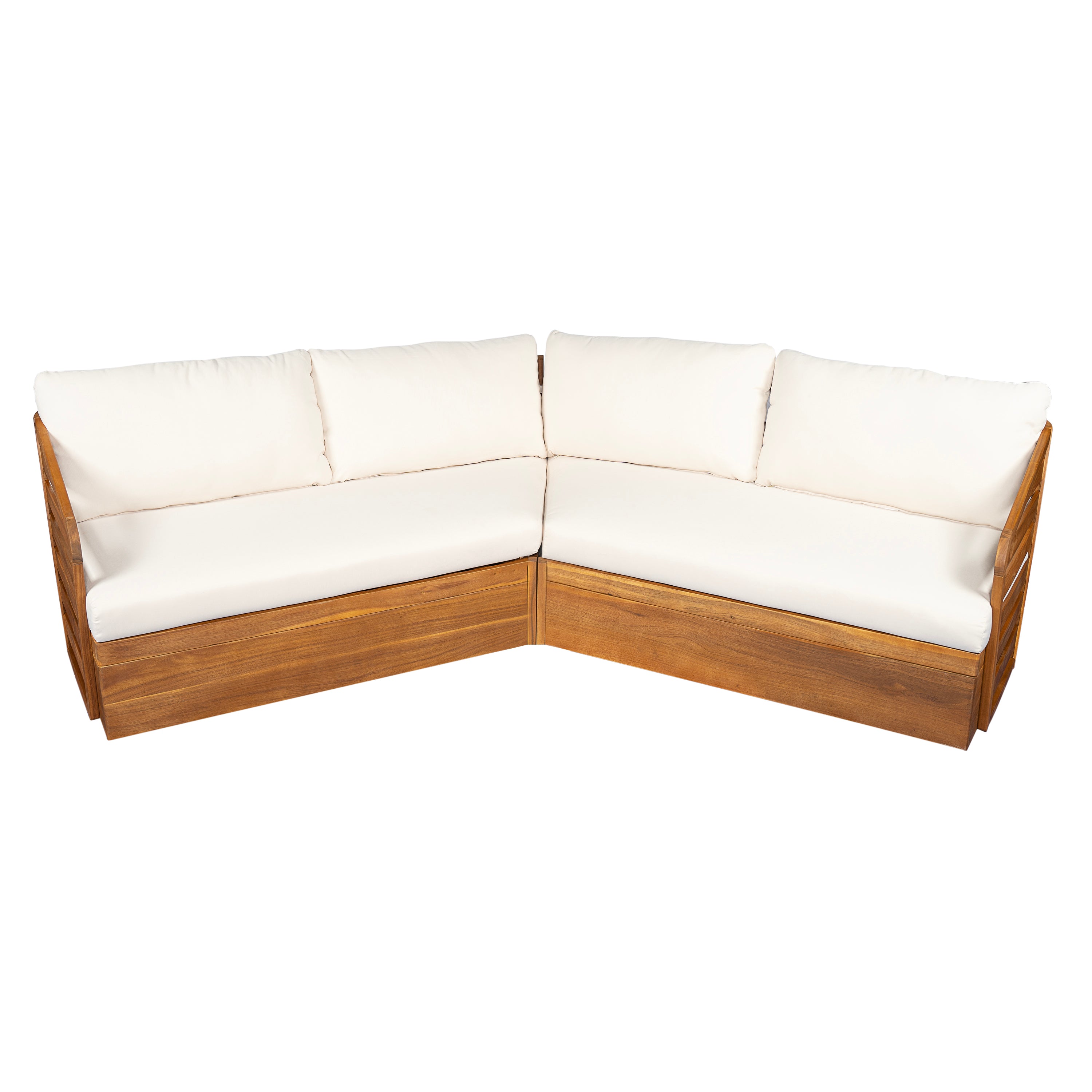 Royal Acacia Patio V Sofa Sectional Set