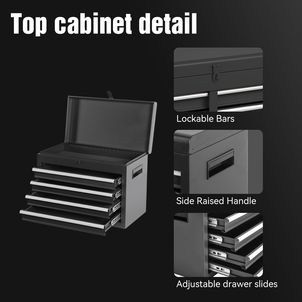 5-Drawer Rolling Tool Storage Cabinet