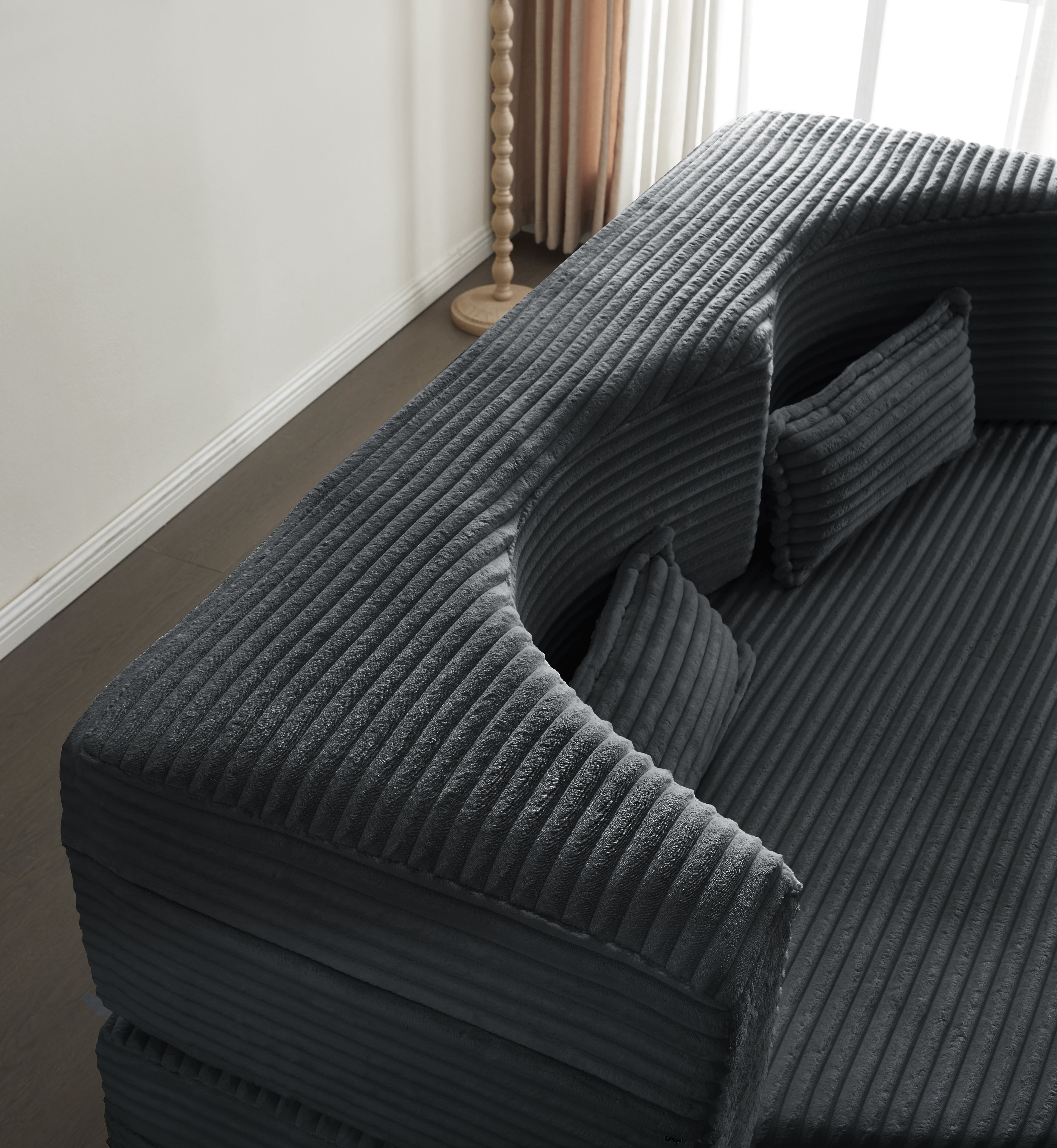 Modern Floor Sofa Bed with Pillows