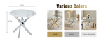 Modern Round Glass Dining Table