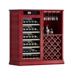 69 Bottles Wood Wine Refrigerator Cabinet