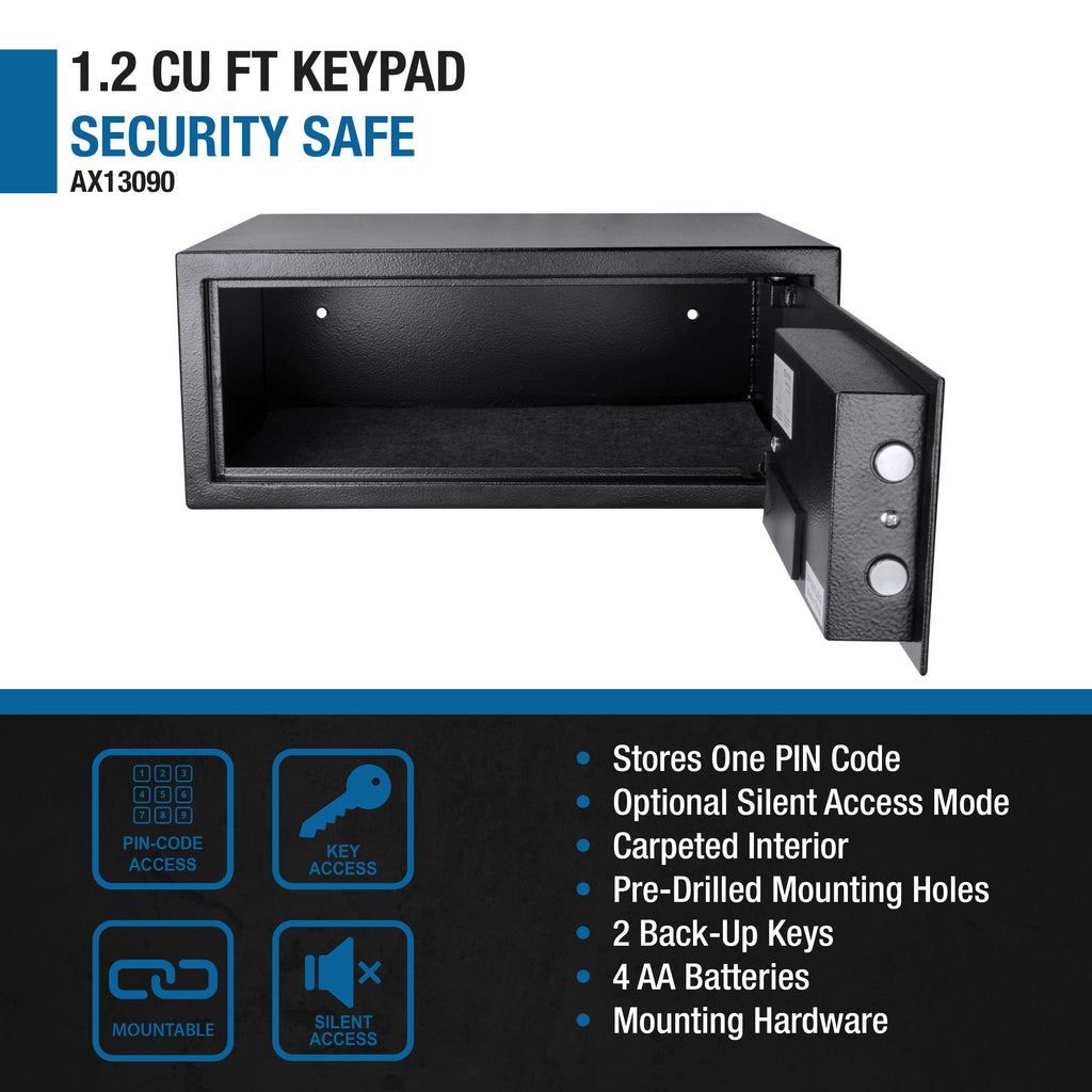 1.2 Cu Ft Digital Keypad Security Safe