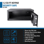 1.2 Cu Ft Digital Keypad Security Safe