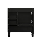 30" Black Bathroom Vanity