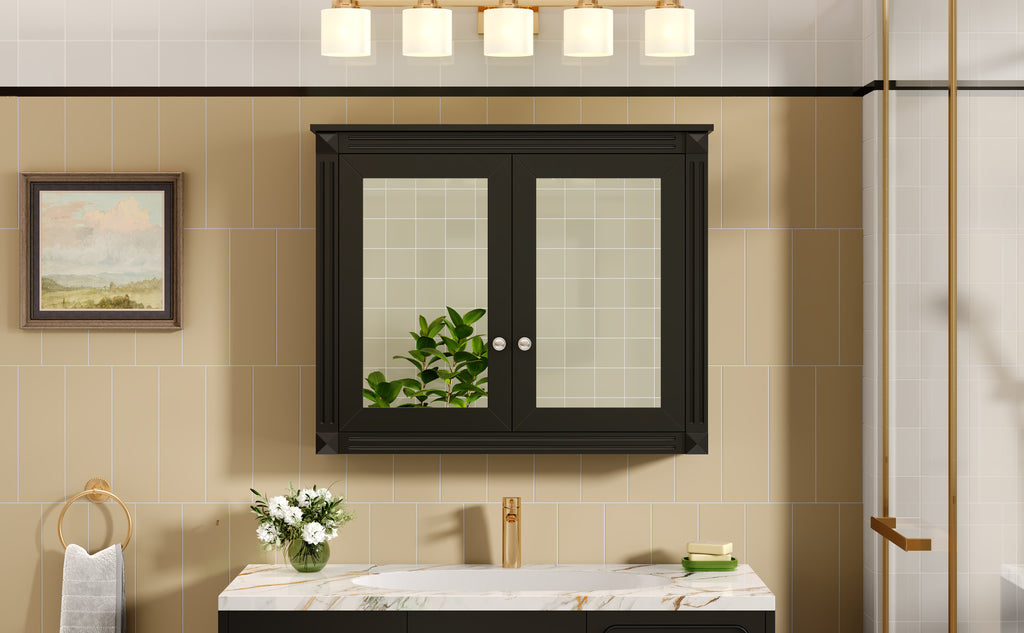 36'' x 28'' Modern Medicine Cabinet with Mirrors