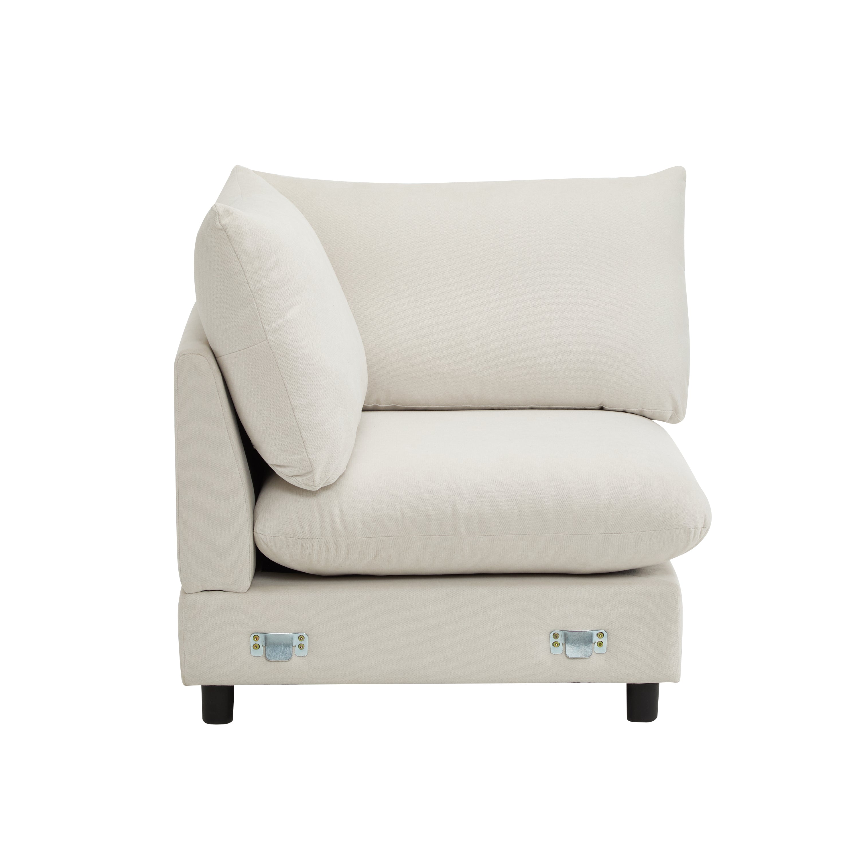 99 in. Oversize 5-Piece L Shaped Modular Free Combination Sectional Sofa