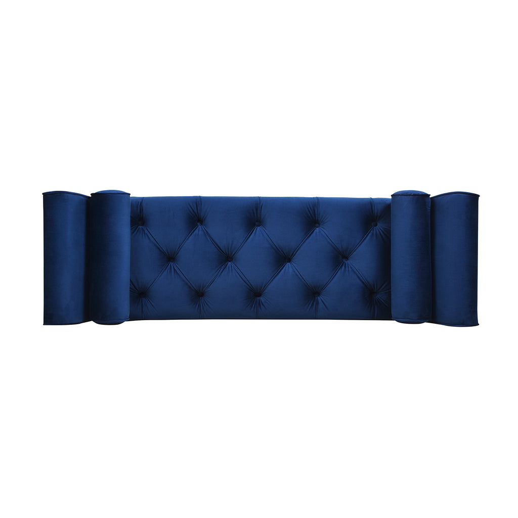 Alma Tufted Flared Arm Entryway Bench