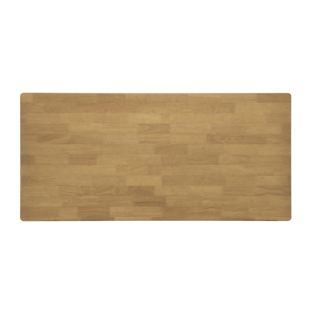 Natural Rubber Wood Dining Table