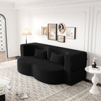Modern Floor Sofa with 2 Pillows