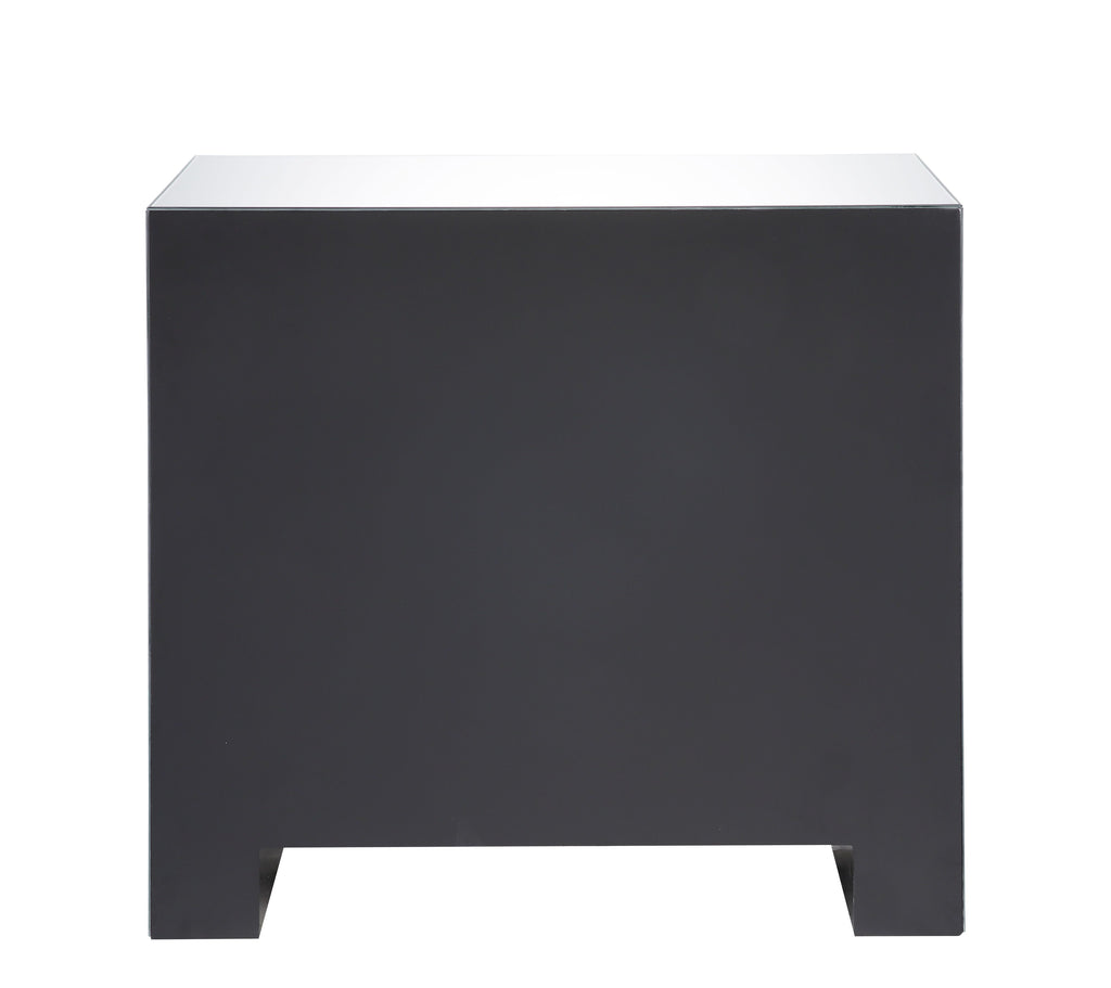 Sonia Mirrored & Faux Agate Console Cabinet