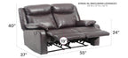Ward G760A-RL Double Reclining Love Seat