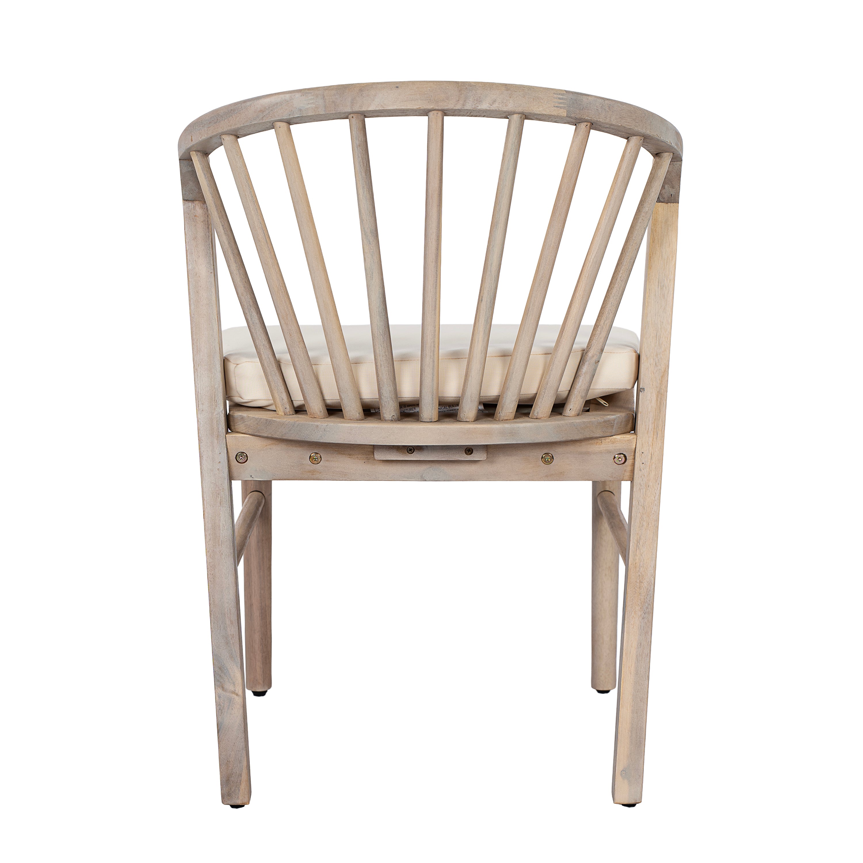 Outdoor Dining Chairs Set of 2, Acacia Wood Patio Chairs