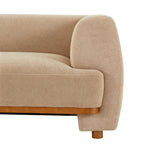 Flow 79 in. Modern Upholstered Velvet Sofa