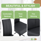 2-Pack PU Upholstered Dining Chairs