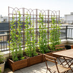 4 Pack Metal Garden Trellis 71" x 17.7"